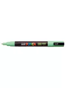 Dekormarker, 0,9-1,3 mm, UNI "Posca PC-3M", világoszöld (TUPC3MVZ)