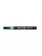 Dekormarker, 0,9-1,3 mm, UNI "Posca PC-3M", világoszöld (TUPC3MVZ)