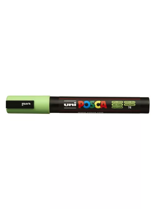Dekormarker, 1,8-2,5 mm, UNI "Posca PC-5M", zöldalma (TUPC5MALMAZ)