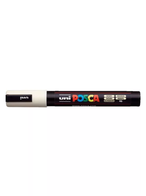 Dekormarker, 1,8-2,5 mm, UNI "Posca PC-5M", barack (TUPC5MBCK)