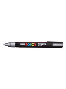   Dekormarker, 1,8-2,5 mm, UNI "Posca PC-5M", ezüst (TUPC5ME)