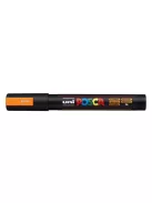 Dekormarker, 1,8-2,5 mm, UNI "Posca PC-5M", fluor narancs (TUPC5MFN)