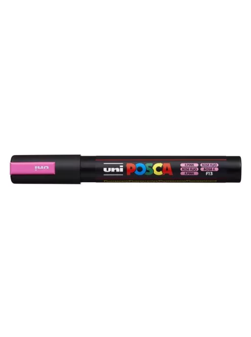 Dekormarker, 1,8-2,5 mm, UNI "Posca PC-5M", fluor rózsaszín (TUPC5MFR)