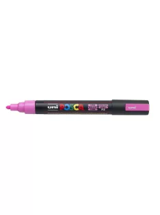   Dekormarker, 1,8-2,5 mm, UNI "Posca PC-5M", fluor rózsaszín (TUPC5MFR)