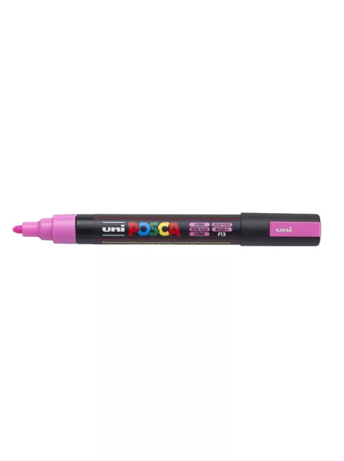 Dekormarker, 1,8-2,5 mm, UNI "Posca PC-5M", fluor rózsaszín (TUPC5MFR)