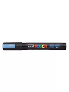Dekormarker, 1,8-2,5 mm, UNI "Posca PC-5M", metálkék (TUPC5MMK)