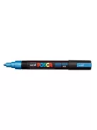 Dekormarker, 1,8-2,5 mm, UNI "Posca PC-5M", metálkék (TUPC5MMK)