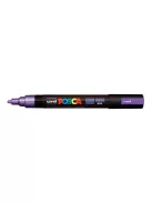 Dekormarker, 1,8-2,5 mm, UNI "Posca PC-5M", metállila (TUPC5MML)