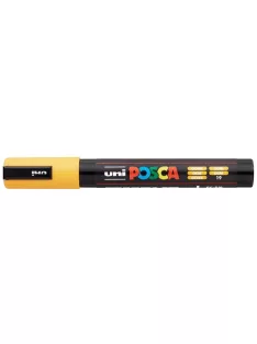   Dekormarker, 1,8-2,5 mm, UNI "Posca PC-5M", okker (TUPC5MO)