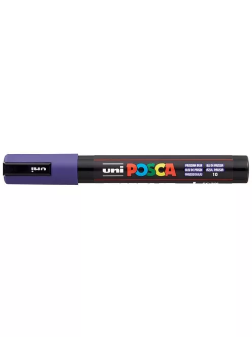 Dekormarker, 1,8-2,5 mm, UNI "Posca PC-5M", porosz kék (TUPC5MPK)