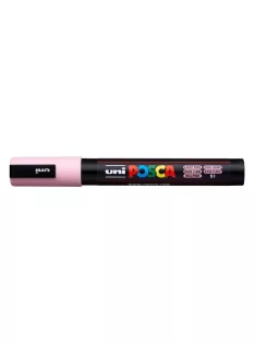   Dekormarker, 1,8-2,5 mm, UNI "Posca PC-5M", világos rózsaszín (TUPC5MVR)