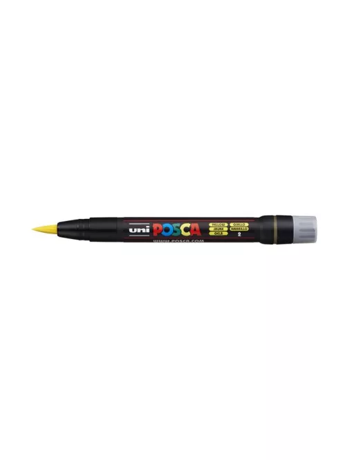 Ecsetirón, UNI "Posca PCF-350", sárga (TUPCF350S)