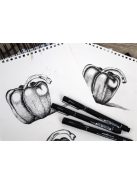 Rajzmarker, 0,05 mm, UNI PIN, fekete (TUPIN005F)