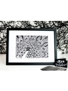 Rajzmarker, 0,1 mm, UNI PIN, fekete (TUPIN01F)