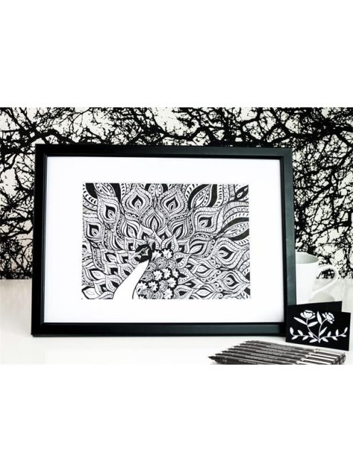 Rajzmarker, 0,1 mm, UNI PIN, fekete (TUPIN01F)