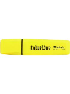   Szövegkiemelő, 1-5 mm, VICTORIA OFFICE, "ColorLine", sárga (TVI322S)