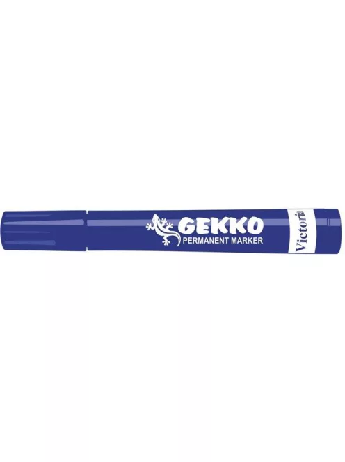 Alkoholos marker, 1-3 mm, kúpos, VICTORIA OFFICE, "Gekko", kék (TVI4604K)