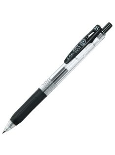   Zseléstoll, 0,33 mm, nyomógombos, ZEBRA "Sarasa Clip", fekete (TZ14311)