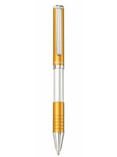   Golyóstoll, 0,24 mm, teleszkópos, arany színű tolltest, ZEBRA "SL-F1", kék (TZ23469)