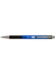   Golyóstoll, 0,24 mm, nyomógombos, kék tolltest, ZEBRA "F-301 A", kék (TZ26342)