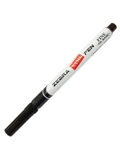   Alkoholos marker, 1,5 mm, kúpos, ZEBRA "Name Pen Fine", fekete (TZ33106)