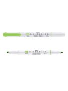 Szövegkiemelő, 1,0/3,5 mm, kétvégű  ZEBRA "Mildliner Cool & Refined" zöld (TZ78140)