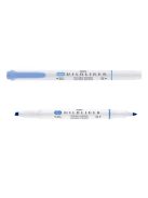 Szövegkiemelő, 1,0/3,5 mm, kétvégű  ZEBRA "Mildliner Cool & Refined" kék (TZ78320)