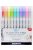 Ecsetirón készlet, 0,5/0,7 mm, kétvégű, ZEBRA "Mildliner Brush&Marker", 10 különböző szín (TZ79101)