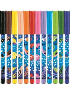   Golyóstoll, 0,24 mm, nyomógombos, ezüst színű klip, ezüst tolltest, ZEBRA "901", kék (TZ83757)