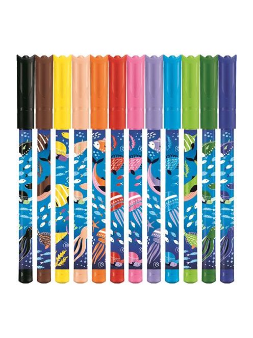 Golyóstoll, 0,24 mm, nyomógombos, ezüst színű klip, ezüst tolltest, ZEBRA "901", kék (TZ83757)