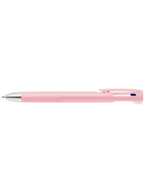 Multifunkciós golyóstoll, 0,24 mm, kétszínű + nyomósirón, 0,5 mm, rózsaszín tolltest, ZEBRA "Blen 2+1" (TZ88442)