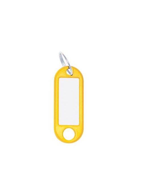 Kulcscímke, 10 db, WEDO sárga (UW010)