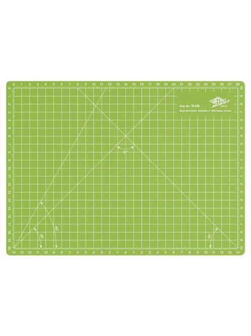 Vágóalátét, barkácsoláshoz, A4, WEDO "Comfortline", zöld (UW061)