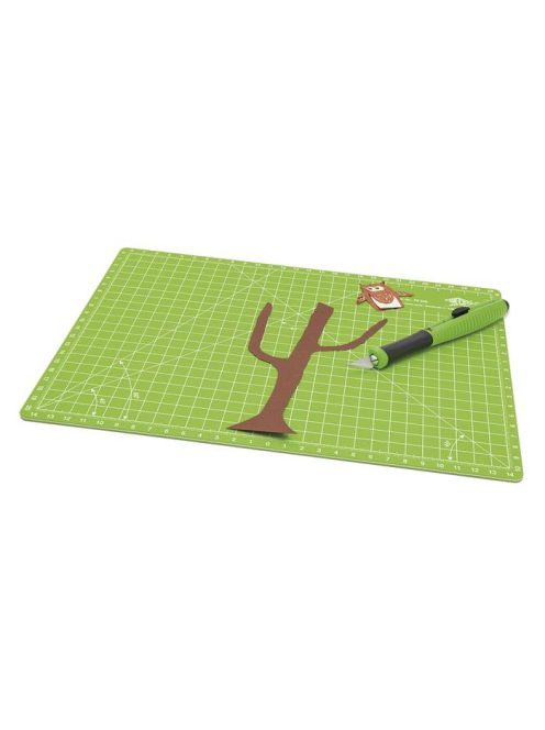 Vágóalátét, barkácsoláshoz, A4, WEDO "Comfortline", zöld (UW061)