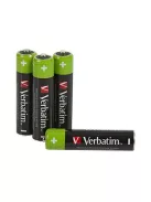 Tölthető elem, AAA mikro, 4x950 mAh, VERBATIM (VAKUAAA)
