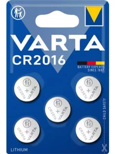 Gombelem, CR2016, 5 db, VARTA (VECR20165)