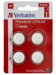  Gombelem, CR2025, 4 db, VERBATIM "Premium" (VECR20254)