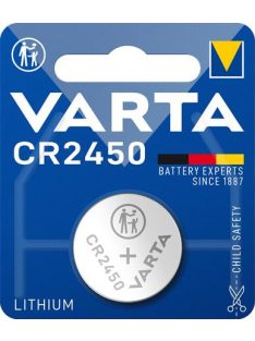   Gombelem, CR2450, 1 db, VARTA "Professional" (VECR2450)
