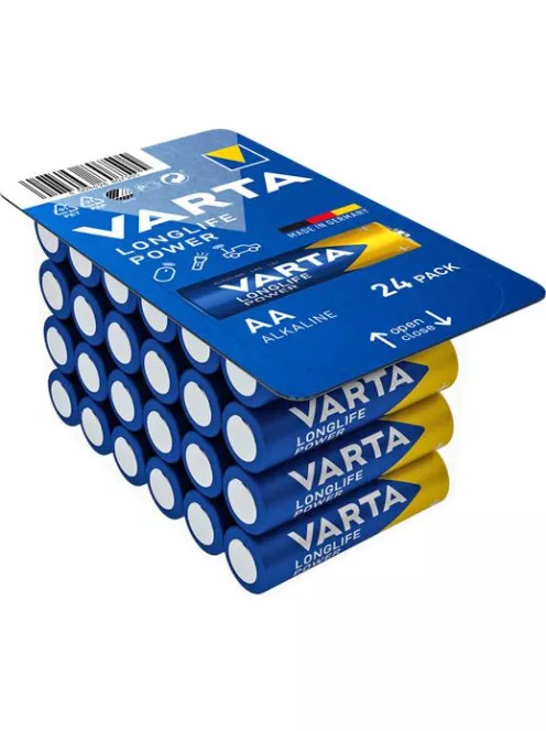 Elem, AA ceruza, 24 db, VARTA "Longlife Power" (VEHEAA24)
