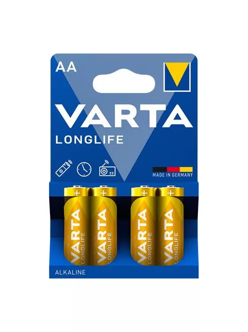 Elem, AA ceruza, 4 db, VARTA "Longlife" (VELEAA4)