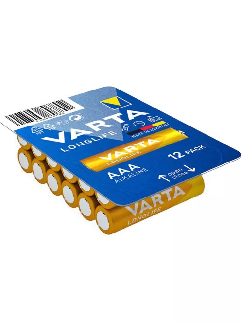 Elem, AAA mikro, 12 db, VARTA "Longlife" (VELEAAA12)