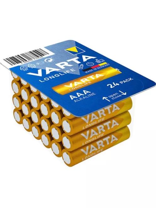 Elem, AAA mikro, 24 db, VARTA "Longlife" (VELEAAA24)