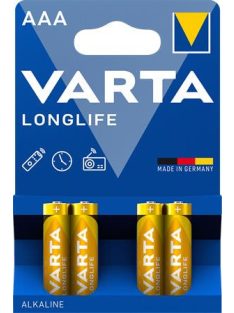 Elem, AAA mikro, 4 db, VARTA "Longlife" (VELEAAA4)