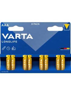 Elem, AAA mikro, 8 db, VARTA "Longlife" (VELEAAA8)