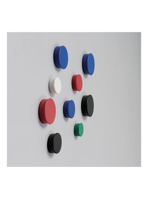 Mágneskorong, 20 mm, 8 db, NOBO  fekete (VN1440)