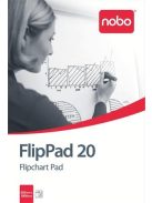 Flipchart papír, 650X955mm, 20 lap, NOBO (VN1631)
