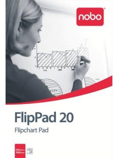 Flipchart papír, 650X955mm, 20 lap, NOBO (VN1631)