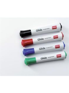   Tábla- és flipchart marker, 3 mm, kúpos, NOBO "Glide", 4 különböző szín (VN2096)