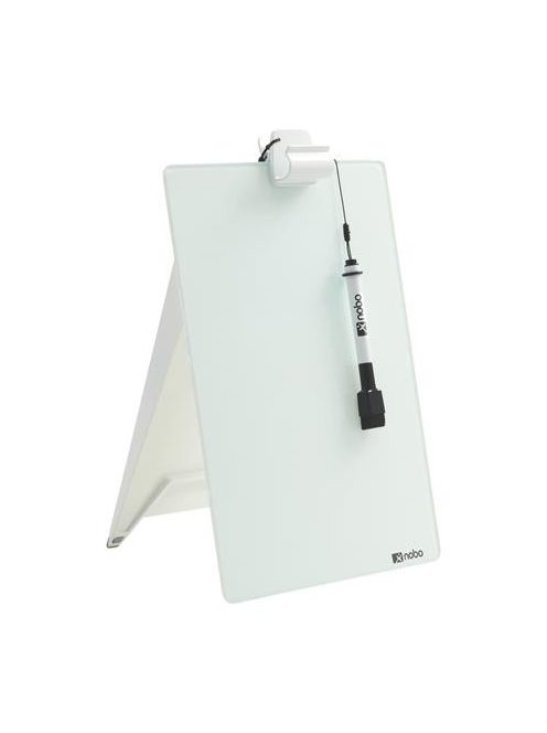 Állványos asztali üvegtábla, NOBO (VN5173)