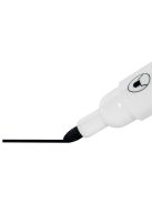 Táblamarker, kúpos hegyű, 2 mm, 10 db, NOBO "Glide", fekete (VN5264)